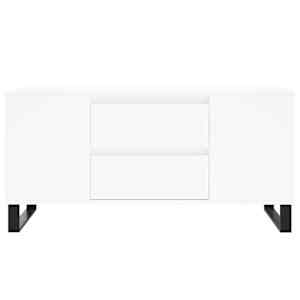 Konferenční stolek bílý 102 x 44,5 x 50 cm kompozitní dřevo - obrázek 5