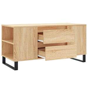 Konferenční stolek dub sonoma 102x44,5x50 cm kompozitní dřevo - obrázek 6