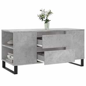 Konferenční stolek betonově šedý 102x44,5x50cm kompozitní dřevo - obrázek 4