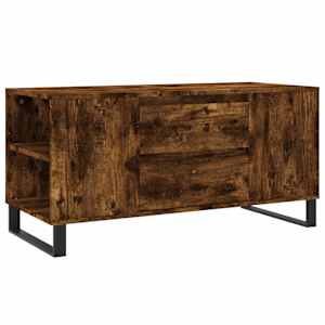 Konferenční stolek kouřový dub 102x44,5x50 cm kompozitní dřevo - obrázek 2