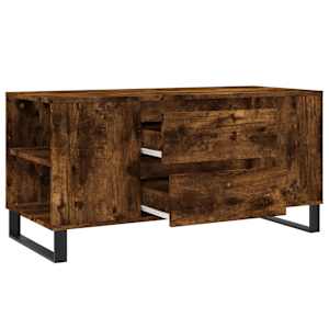 Konferenční stolek kouřový dub 102x44,5x50 cm kompozitní dřevo - obrázek 6
