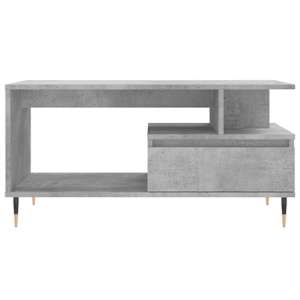 Konferenční stolek betonově šedý 90x49x45 cm kompozitní dřevo - obrázek 5