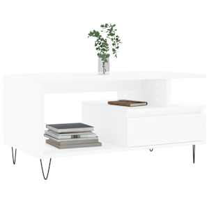 Konferenční stolek 90x49x45 cm kompozitní dřevo - obrázek 3