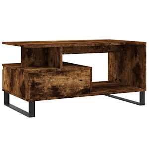 Konferenční stolek kouřový dub 90x49x45 cm kompozitní dřevo - obrázek 8