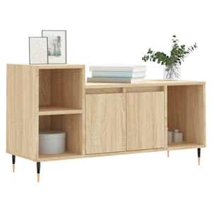 TV skříňka dub sonoma 100x35x55 cm kompozitní dřevo - obrázek 3