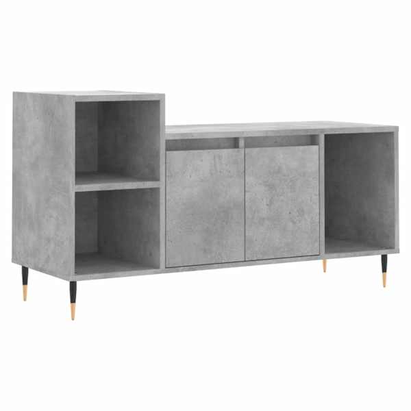 vidaXL telerikapp, betoonhall, 100 x 35 x 55 cm, tehispuit