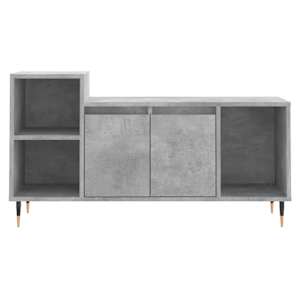TV skříňka betonově šedá 100x35x55 cm kompozitní dřevo - obrázek 5