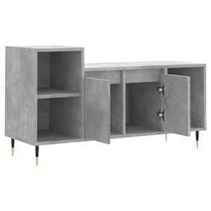 TV skříňka betonově šedá 100x35x55 cm kompozitní dřevo - obrázek 6