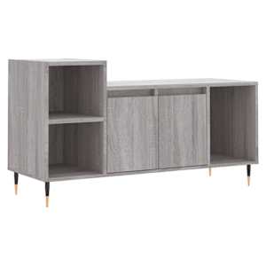 TV skříňka šedá sonoma 100x35x55 cm kompozitní dřevo - obrázek 2