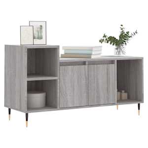 TV skříňka šedá sonoma 100x35x55 cm kompozitní dřevo - obrázek 3