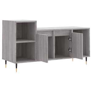 TV skříňka šedá sonoma 100x35x55 cm kompozitní dřevo - obrázek 6