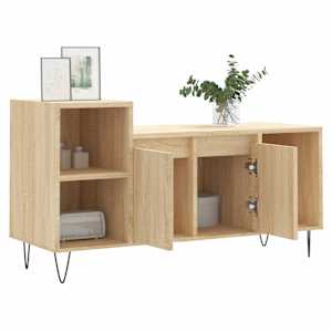 TV skříňka dub sonoma 100x35x55 cm kompozitní dřevo - obrázek 4