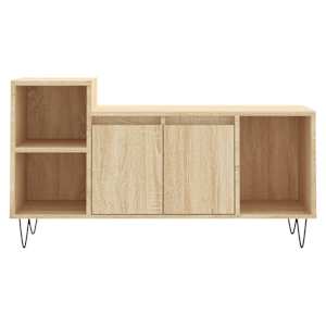 TV skříňka dub sonoma 100x35x55 cm kompozitní dřevo - obrázek 5