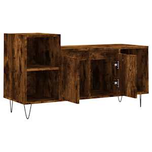 TV skříňka kouřový dub 100x35x55 cm kompozitní dřevo - obrázek 6