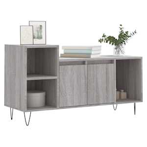 TV skříňka šedá sonoma 100x35x55 cm kompozitní dřevo - obrázek 3