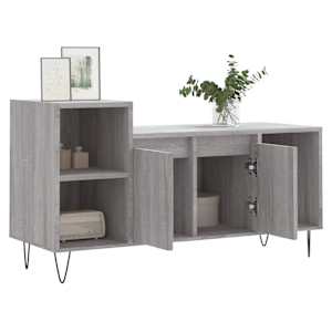TV skříňka šedá sonoma 100x35x55 cm kompozitní dřevo - obrázek 4