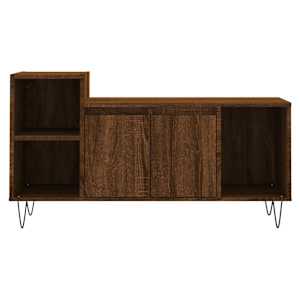 TV skříňka hnědý dub 100x35x55 cm kompozitní dřevo - obrázek 5