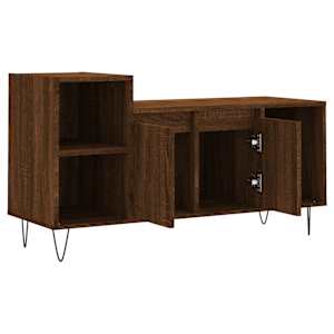 TV skříňka hnědý dub 100x35x55 cm kompozitní dřevo - obrázek 6