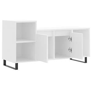 TV skříňka bílá 100x35x55 cm kompozitní dřevo - obrázek 6