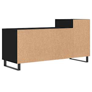 TV skříňka černá 100x35x55 cm kompozitní dřevo - obrázek 8