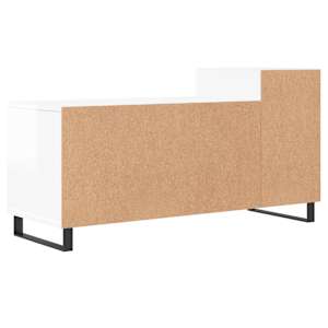 TV skříňka bílá s vysokým leskem 100x35x55 cm kompozitní dřevo - obrázek 8