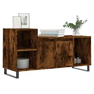 TV skříňka kouřový dub 100x35x55 cm kompozitní dřevo - obrázek 3