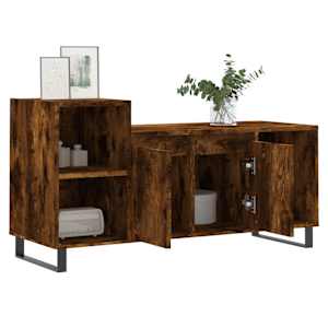TV skříňka kouřový dub 100x35x55 cm kompozitní dřevo - obrázek 4