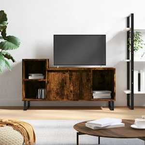 TV skříňka kouřový dub 100x35x55 cm kompozitní dřevo - obrázek 1