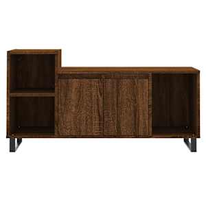 TV skříňka hnědý dub 100x35x55 cm kompozitní dřevo - obrázek 5