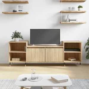 TV skříňka dub sonoma 160x35x55 cm kompozitní dřevo - obrázek 1