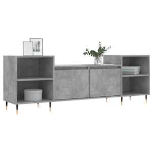 TV skříňka betonově šedá 160x35x55 cm kompozitní dřevo - obrázek 3