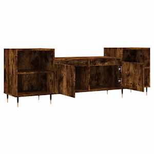 TV skříňka kouřový dub 160x35x55 cm kompozitní dřevo - obrázek 6