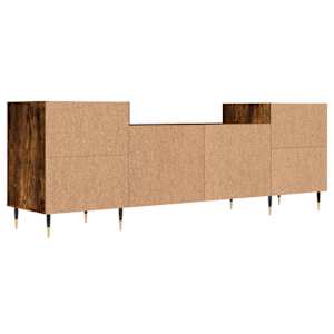 TV skříňka kouřový dub 160x35x55 cm kompozitní dřevo - obrázek 8