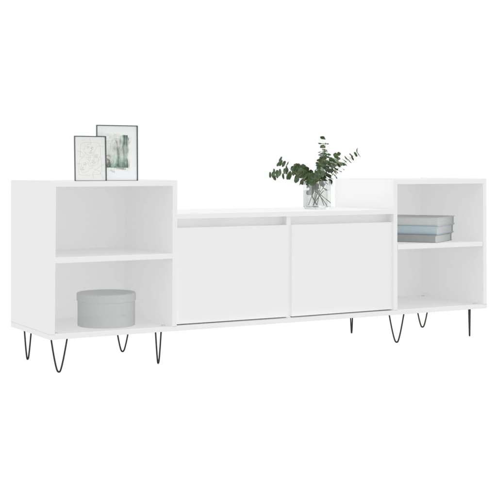 vidaXL fehér szerelt fa TV-szekrény 160 x 35 x 55 cm