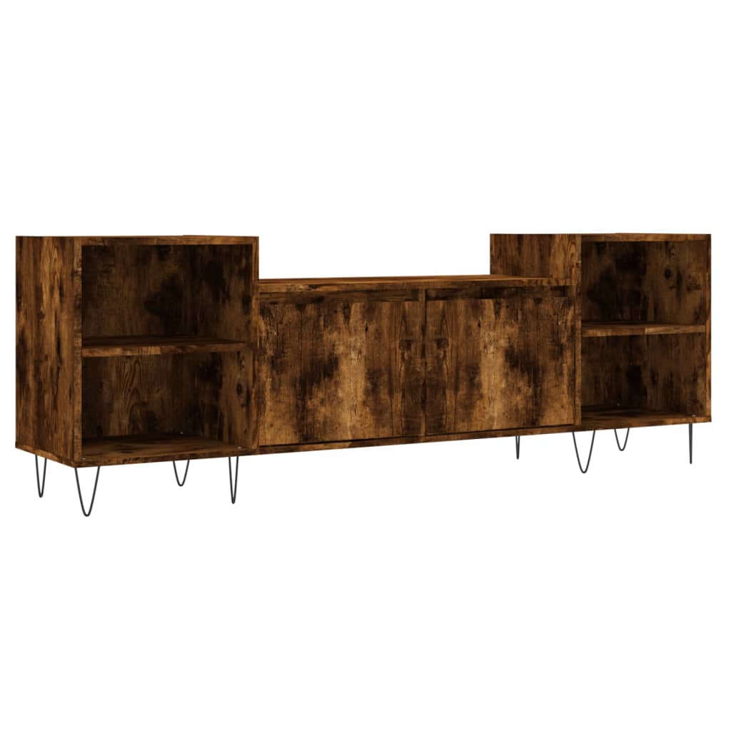 vidaXL TV skříňka kouřový dub 160x35x55 cm kompozitní dřevo