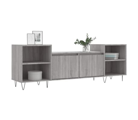 vidaXL Έπιπλο Τηλεόρασης Γκρι Sonoma 160x35x55 εκ. από Επεξεργ. Ξύλο