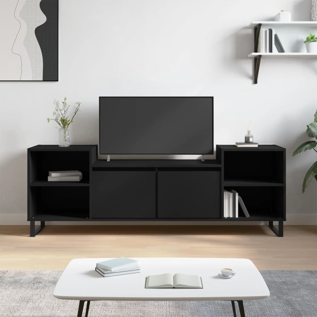 Photos - Mount/Stand VidaXL TV Cabinet Black 160x35x55 cm Engineered Wood 