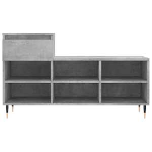 Botník betonově šedý 102x36x60 cm kompozitní dřevo - obrázek 5