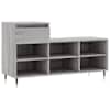 vidaXL kingakapp, hall Sonoma tamm, 102x36x60 cm, tehispuit
