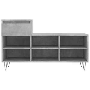 Botník betonově šedý 102x36x60 cm kompozitní dřevo - obrázek 5