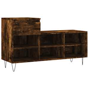 Botník kouřový dub 102x36x60 cm kompozitní dřevo - obrázek 2
