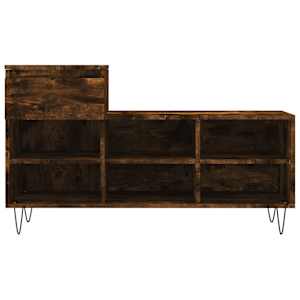 Botník kouřový dub 102x36x60 cm kompozitní dřevo - obrázek 5