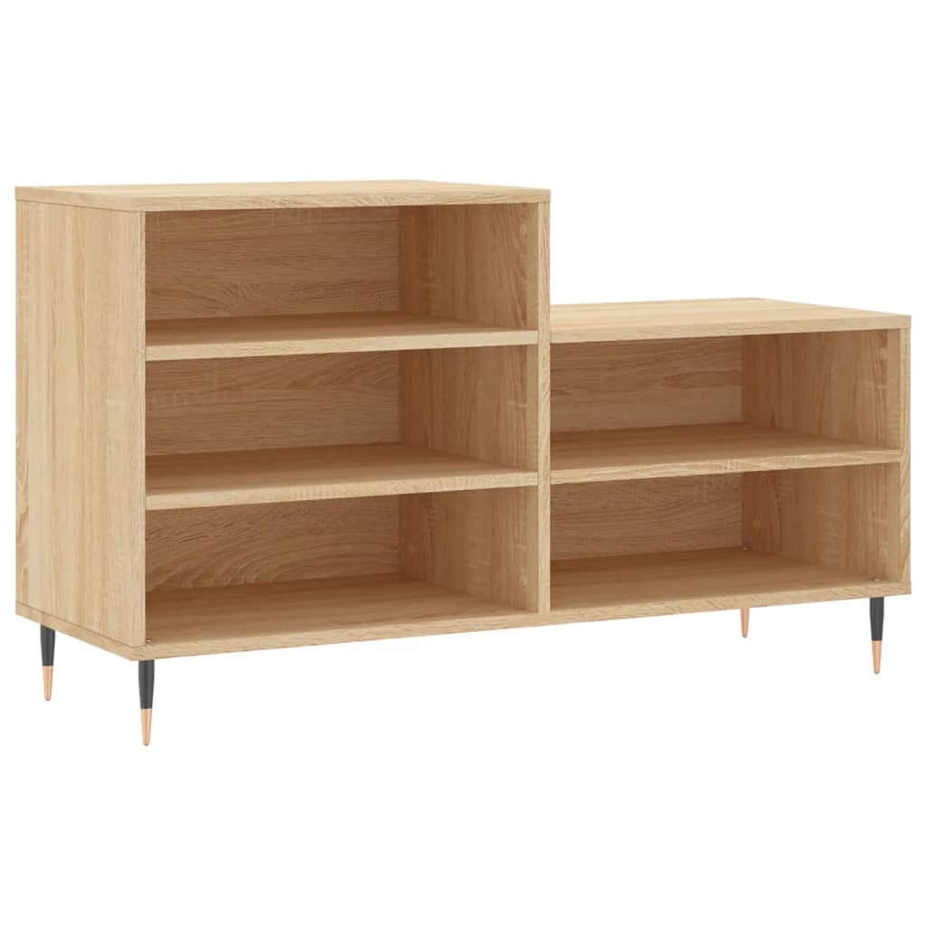 vidaXL Botník dub sonoma 102 x 36 x 60 cm kompozitní dřevo