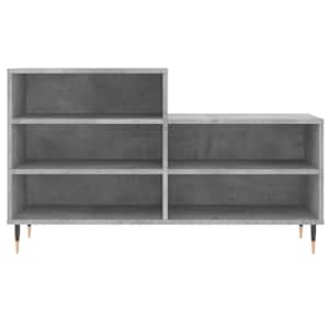 Botník betonově šedý 102x36x60 cm kompozitní dřevo - obrázek 4