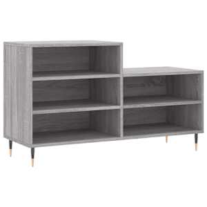 vidaXL kingakapp, hall Sonoma tamm, 102x36x60 cm, tehispuit