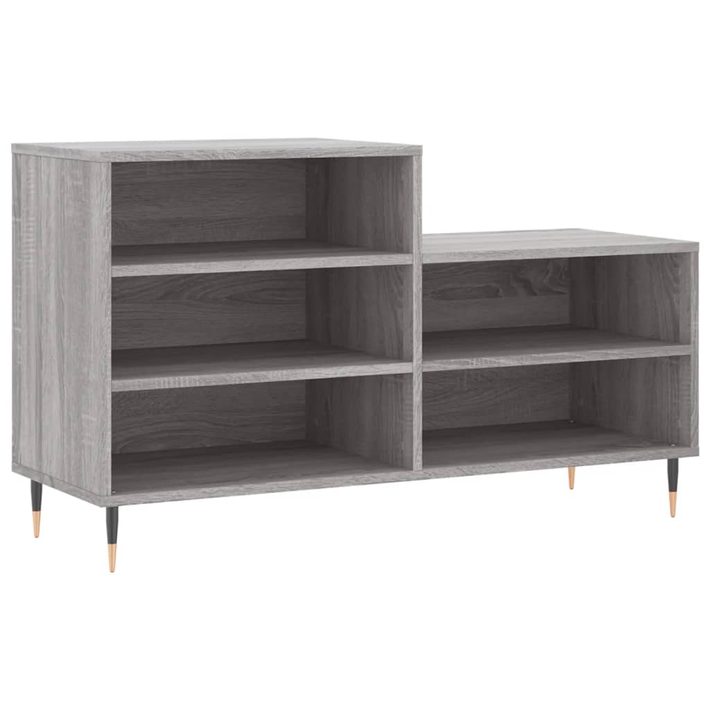 vidaXL Botník šedý sonoma 102x36x60 cm kompozitní dřevo