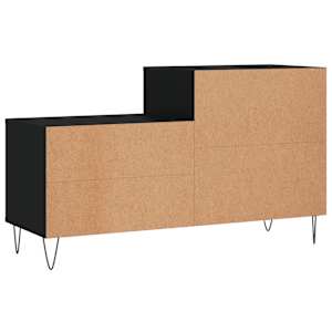 Botník černý 102x36x60 cm kompozitní dřevo - obrázek 6