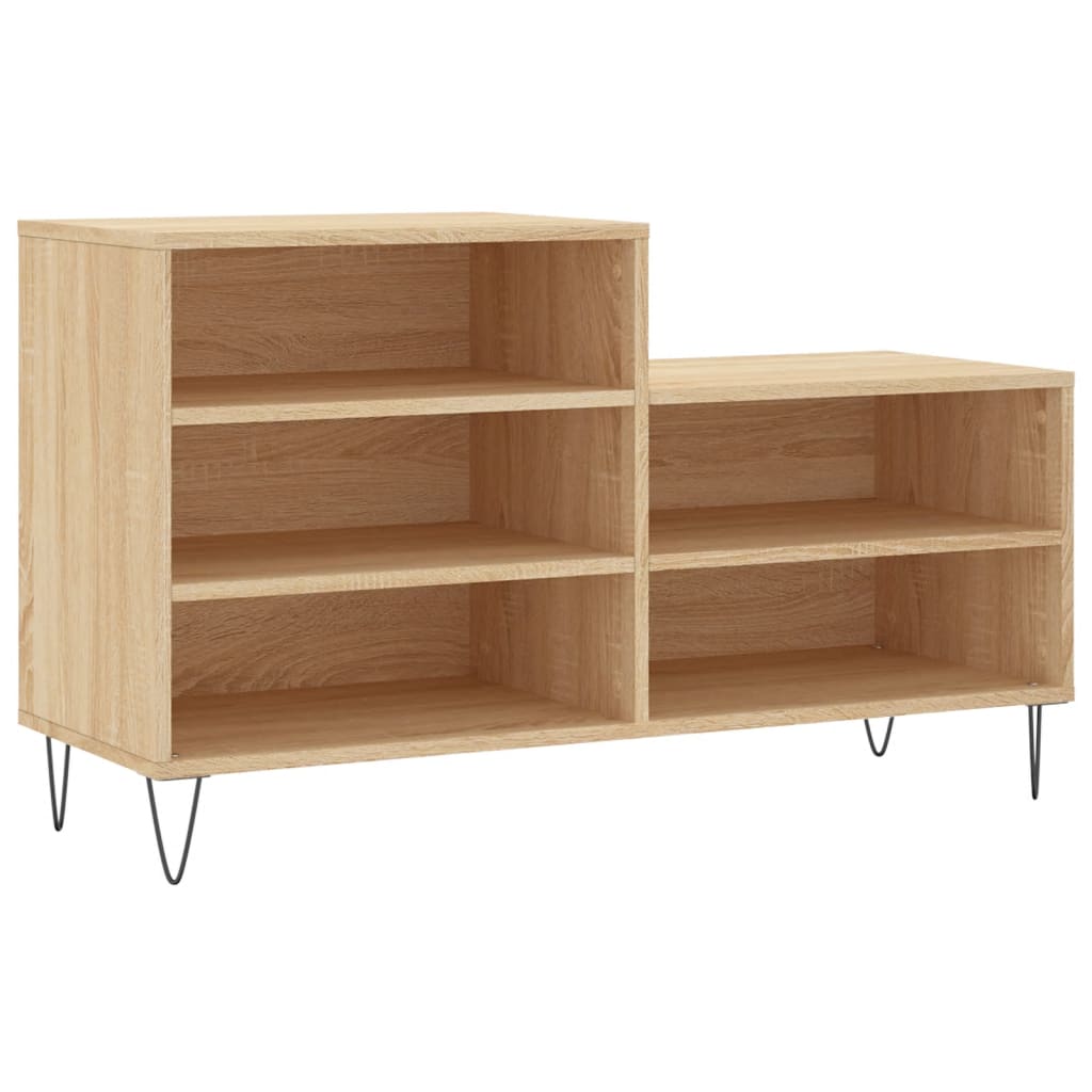 vidaXL Botník dub sonoma 102 x 36 x 60 cm kompozitní dřevo