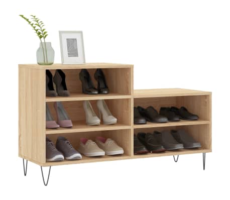 vidaXL Botn&iacute;k dub sonoma 102x36x60 cm spracovan&eacute; drevo