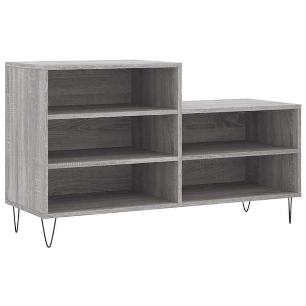 vidaXL kingakapp, hall Sonoma tamm, 102x36x60 cm, tehispuit